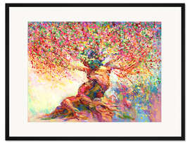 Gerahmter Kunstdruck Baum der Liebe