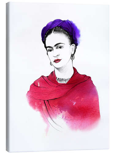 Canvas print Frida Kahlo Portrait