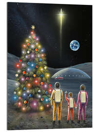 Gallery Print Weihnachten auf dem Mond