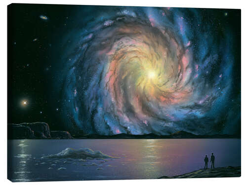 Canvas print View of the galaxy