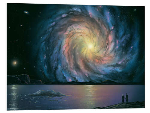 Cuadro de PVC View of the galaxy