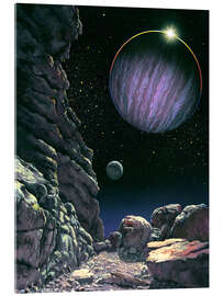 Acrylic print Exoplanet