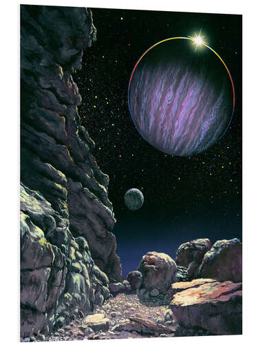 Bilde på skumplate Exoplanet