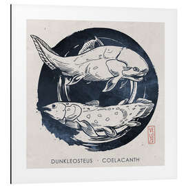 Magnettafel Urzeitfische