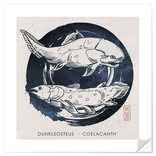 Wall sticker Primeval fish