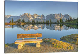 Gallery print Favorite place with a view of the Wilder Kaiser in Tyrol