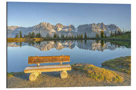 Magnettafel Lieblingsplatzl mit Blick zum Wilden Kaiser in Tirol