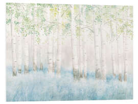 Foam board print Soft Birches