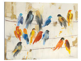 Gallery print Pretty Coluorful Birds On a Leash