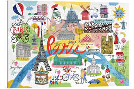 Gallery print Paris Map