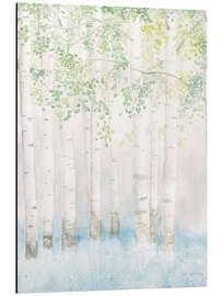 Tableau en aluminium Soft Birches II