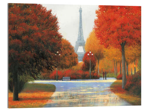 Stampa su plexi-alluminio Autumn in Paris