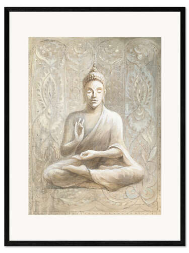 Kunsttryk i ramme Peace of the Buddha