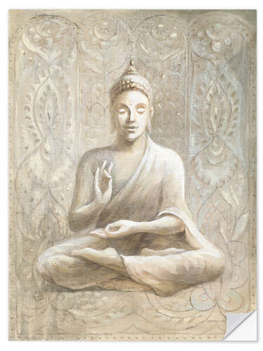 Selvklebende plakat Peace of the Buddha