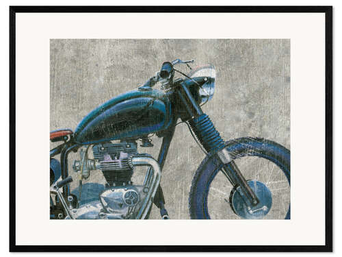 Plakat artystyczny premium w ramie Chopper Bike II
