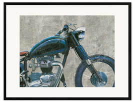 Gerahmter Kunstdruck Chopper Bike II
