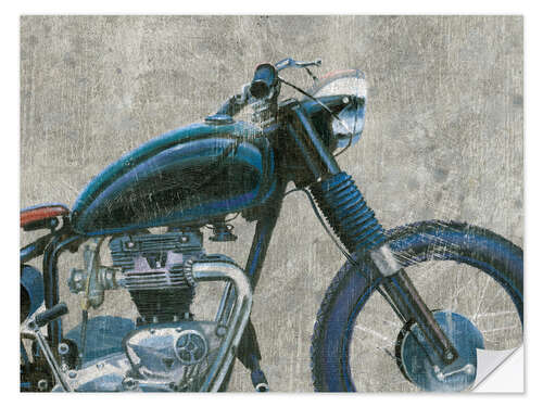 Wall sticker Chopper Bike II