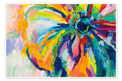 Poster Decorative abstract blossom