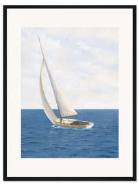 Gerahmter Kunstdruck Ein Tag auf See II