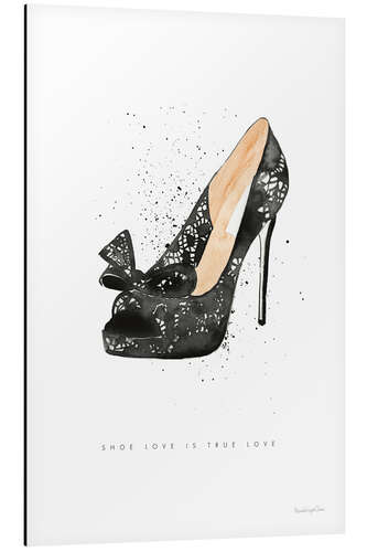 Tableau en aluminium Stiletto - Shoe love is true love