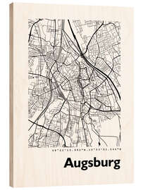 Trebilde City map of Augsburg