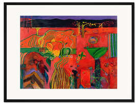 Gerahmter Kunstdruck Indian summer, 1992