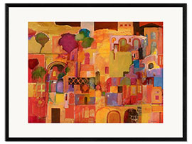 Plakat artystyczny premium w ramie Alhambra, Spain