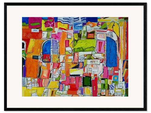 Framed art print Calle Fiesta