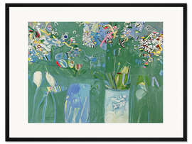 Gerahmter Kunstdruck Wildblumen, 1979