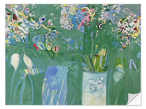 Selvklebende plakat Wildflowers, 1979