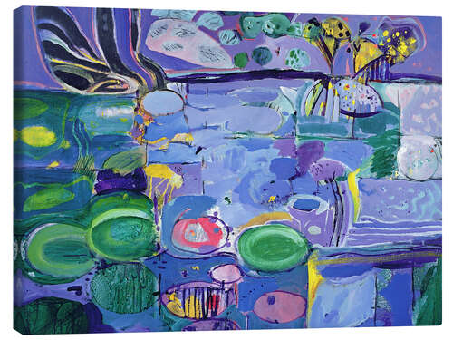 Canvas print Lily pond at Giverny, 1992