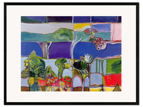 Framed art print Lake Annecy, 1994