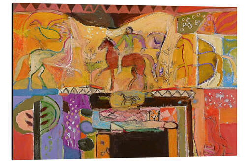 Tableau en aluminium Excavation in Tarquinia