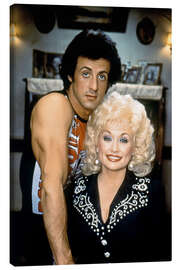 Obraz na płótnie Sylvester Stallone And Dolly Parton