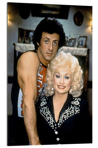 Galleritryk Sylvester Stallone And Dolly Parton