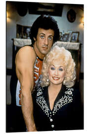Magnettafel Sylvester Stallone And Dolly Parton