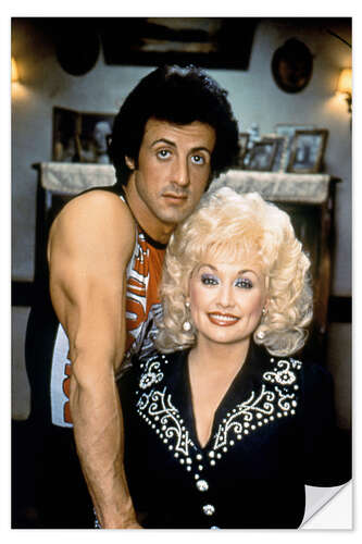 Wall sticker Sylvester Stallone And Dolly Parton