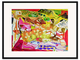 Gerahmter Kunstdruck Umbrien, Italien