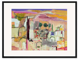 Gerahmter Kunstdruck Verfallenes Haus in Griechenland, 2008