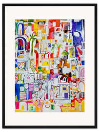 Gerahmter Kunstdruck Arabisches Viertel