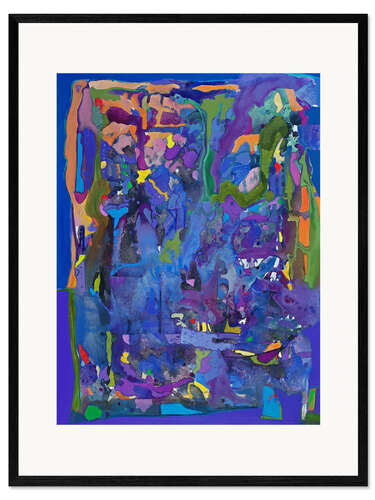 Impresión de arte enmarcada Lavender valley