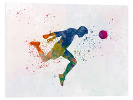 Foam board print Soccer player III