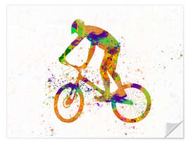 Wandsticker BMX Sport II