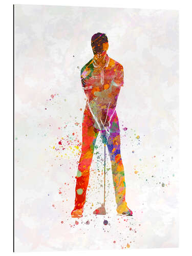 Tableau en plexi-alu Golf player VIII