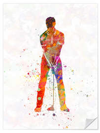 Selvklebende plakat Golf player VIII