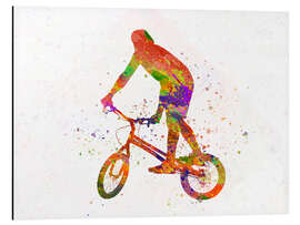 Aluminium print BMX sports IV