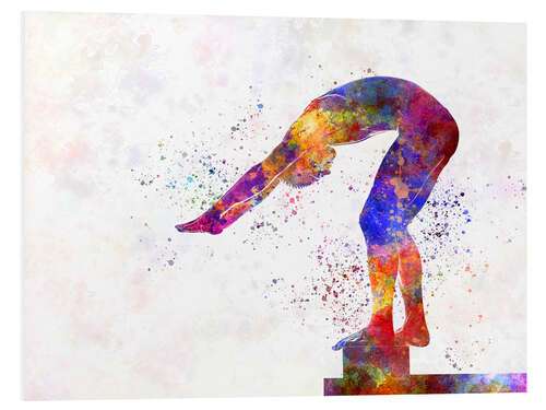 Foam board print Swimmer III