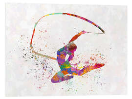 Foam board print Rhythmic gymnastics I