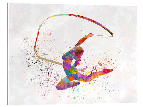 Tableau en plexi-alu Rhythmic gymnastics I