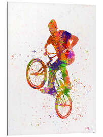 Aluminium print BMX sports VI